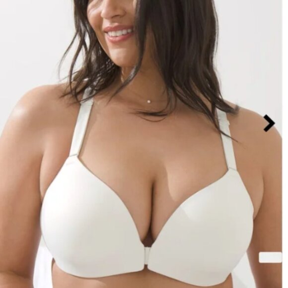 Soma Enbliss racerback bra with front closure ivory 38DD 38 DD - Picture 1 of 4
